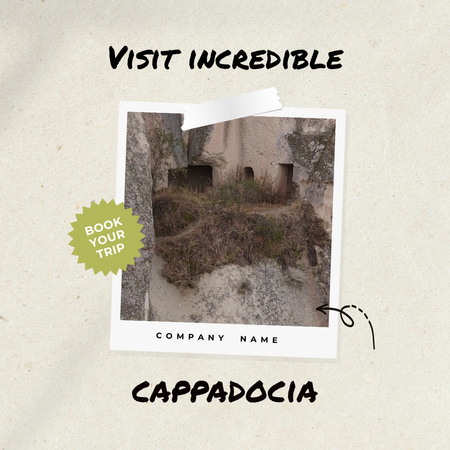 Tour to Cappadocia Animated Post Design Template