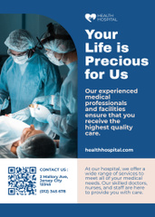 Healthcare Services Ad with Surgeons