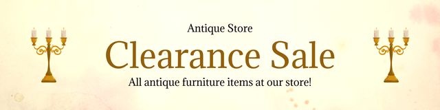 Rare Candlesticks With Discounts And Clearance Offer Twitterデザインテンプレート