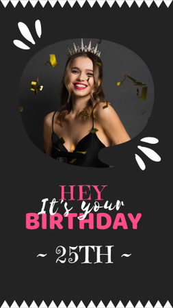 Celebrate Birthday Woman Instagram Story Design Template