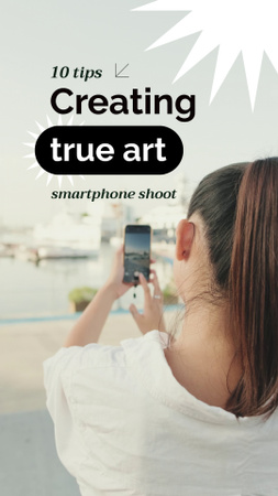Plantilla de diseño de Consejos esenciales sobre fotografía con smartphone para profesionales TikTok Video 