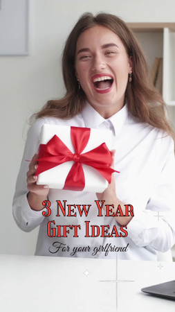 Platilla de diseño Tips On Best Gifts For New Year For Girlfriend TikTok Video