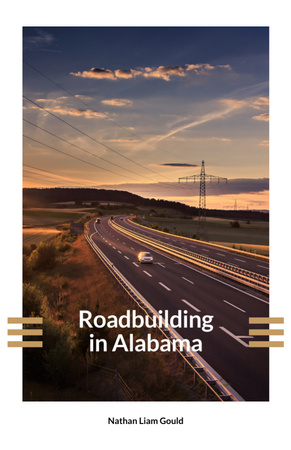 Ontwerpsjabloon van Booklet 5.5x8.5in van Alabama Road Construction