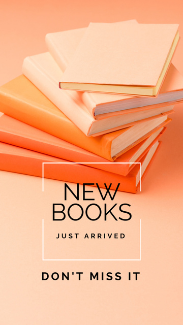 New Bunch Of Book Available Now Instagram Story Šablona návrhu