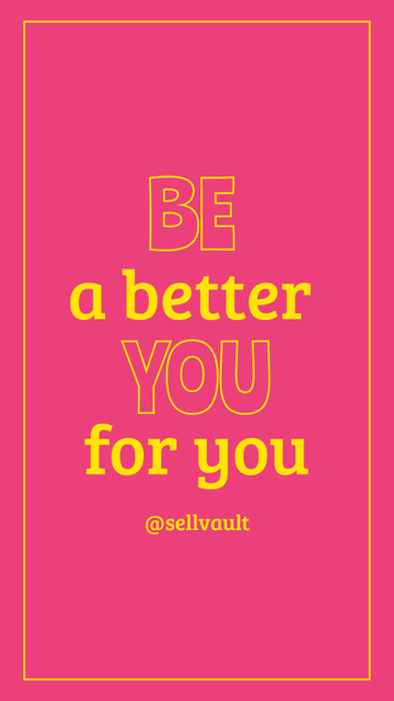 Platilla de diseño Self Motivation Quote Instagram Story