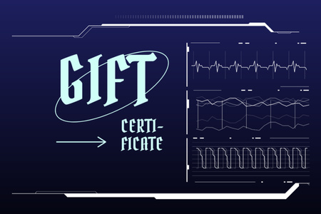 Heart Checkup in Virtual Clinic Gift Certificate Design Template