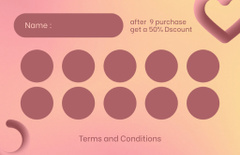 Universal Use Discount Program on Red and Yellow Pastel