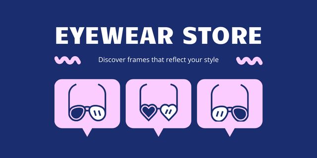 Sale on Frames That Reflect Personal Style Twitter Design Template