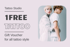 Free Tattoo In Stunning Studio Offer