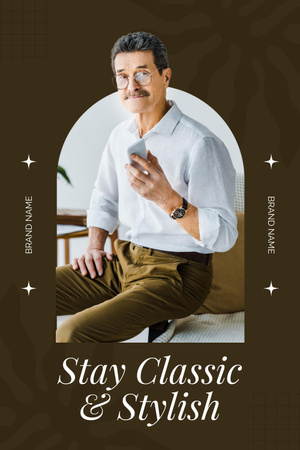Classic And Stylish Clothes For Senior Pinterest Design Template