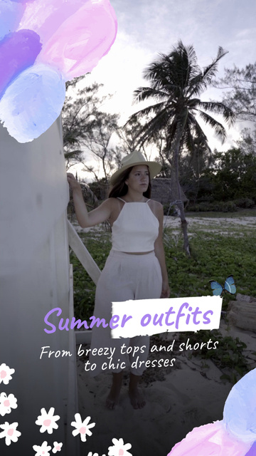 Ontwerpsjabloon van TikTok Video van Casual Outfits And Dresses Offer For Summer
