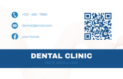 Dental Clinic Ad with Emblem of Tooth