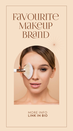 Template di design New Makeup Brand Instagram Story