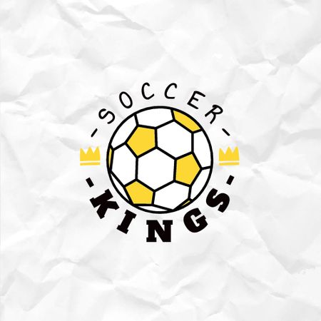 Emblem of Soccer Club Logo Modelo de Design