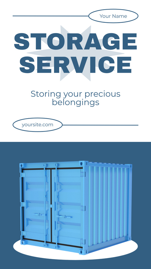 Special Offer of Storage Service Instagram Story – шаблон для дизайну