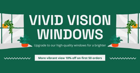 Discount Offer on New Windows Facebook AD Design Template