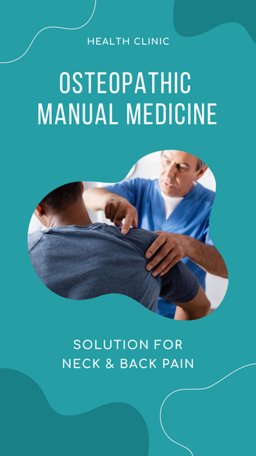 Platilla de diseño Osteopathic Manual Medicine Offer Instagram Video Story