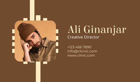 Creative Director Contacts Business card Design Template