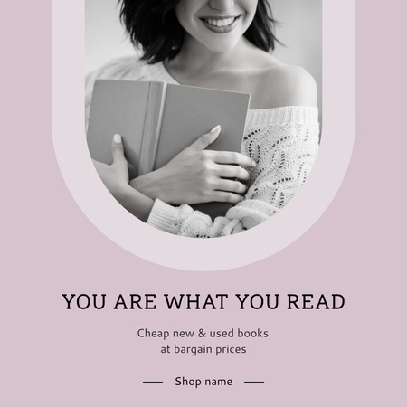 You Are What You Read Instagram Design Template