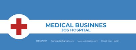 Template di design Offerta di servizi dell'ospedale medico Facebook cover