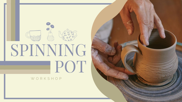 Designvorlage Ceramics Workshop Classes für Youtube