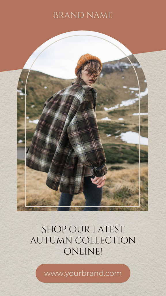 Latest Fall Collection Sale Offer Instagram Story Design Template
