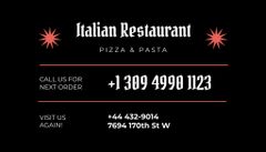 Pizza and Pasta in Indian Restaurant
