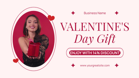 Awesome Valentine's Day Gift With Discount Full HD video Design Template