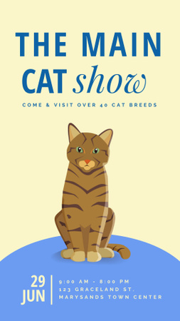 Pet Shop for Your Cat Instagram Story tervezősablon