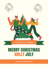 Christmas Festivity in July with Yong Girl and Tiger Dancing