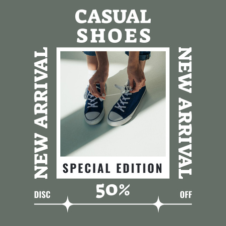 Advertising New Shoe Collection Instagram tervezősablon