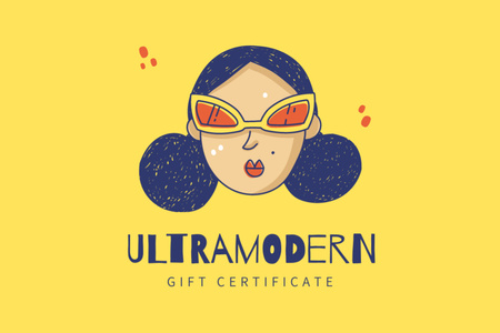 Ontwerpsjabloon van Gift Certificate van Ultramoderne zomeruitverkoop