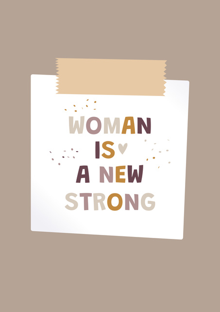 Platilla de diseño Girl Power Inspirational Citation Poster