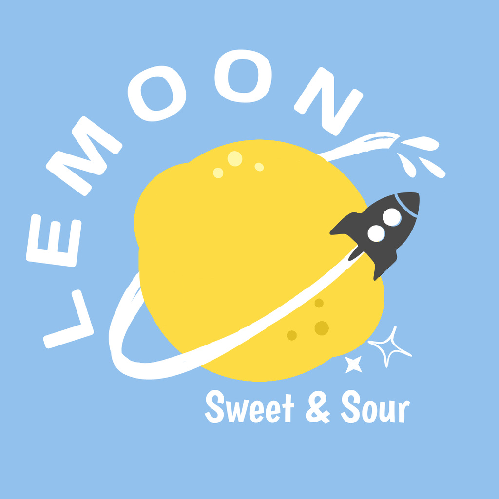 Sweet and Sour Lemon Promotion Logo 1080x1080px – шаблон для дизайну