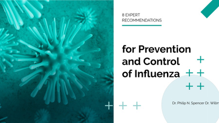 Medical Expert Recommendations about Prevention of Virus Full HD video Design Template