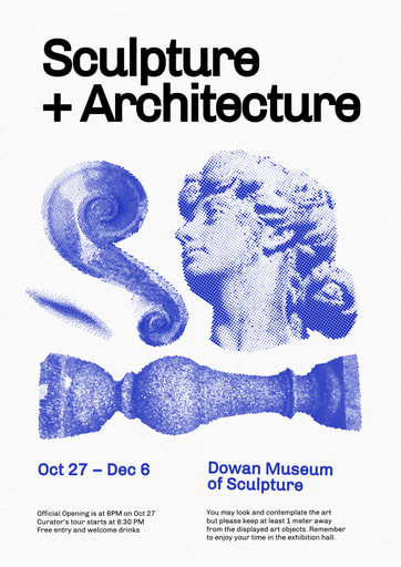 Sculpture And Architecture Exhibition Announcement 