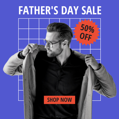 Father's Day Sale Instagram Design Template