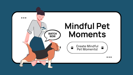 Mindful Pet Moments In New Vlog Episode Youtube Thumbnail Design Template