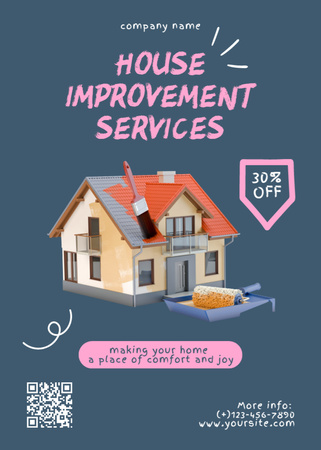 House Improvement Services Price List Flayer Tasarım Şablonu