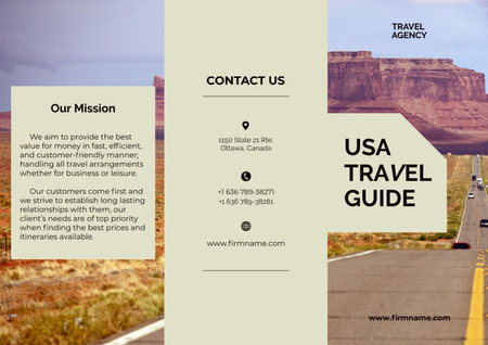 Travel Tour Offer Brochure Modelo de Design