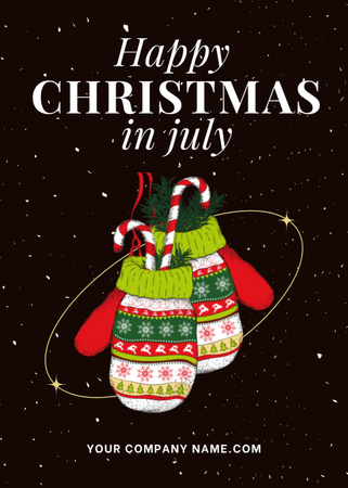 Modèle de visuel  Celebrating Christmas in July - Flayer