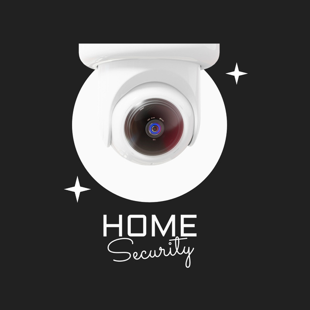 Home Security Technologies Animated Logoデザインテンプレート