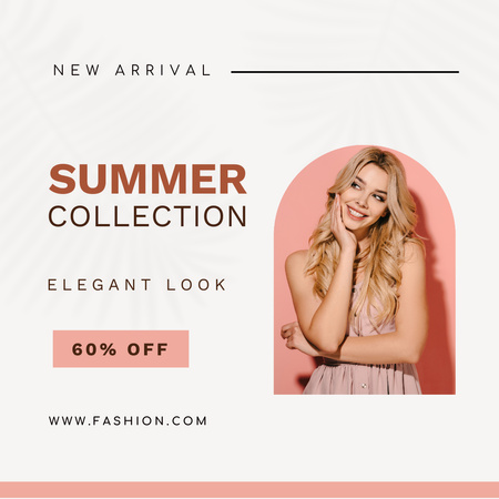Summer Collection of Elegant Looks Instagram Design Template