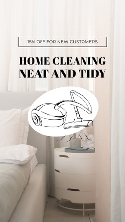 Template di design Accurato servizio di pulizia della casa con sconto per i clienti TikTok Video