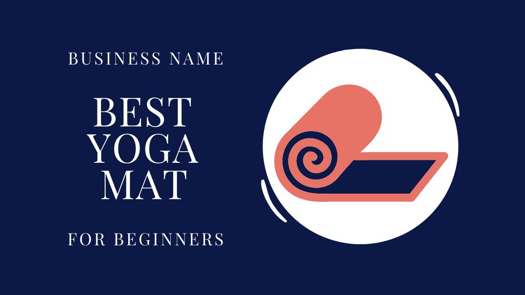 Best Yoga Mats on Sale Label 3.5x2in Design Template