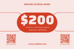 Limited-Edition Driving School Gift Voucher