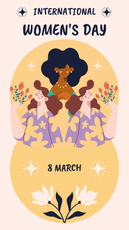 Designvorlage Celebration of International Women's Day für Instagram Story