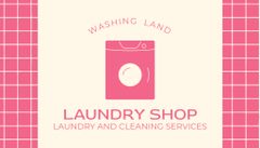Laundry Service Offer in Pink