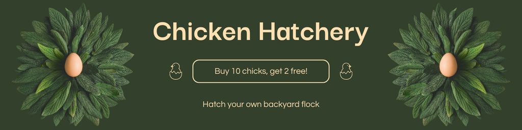 Plantilla de diseño de Eggs and Chicks from Local Farm Twitter 
