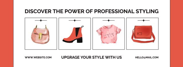 Power of Professional Styling Facebook cover – шаблон для дизайна